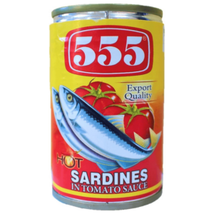 Sardine în Sos de Tomate Picant 555