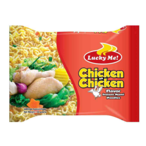 Lucky Me supă instant de tăiței - Aromă de pui 55g