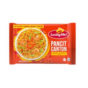 Lucky Me Supă instant de tăiței dulce-acrișor 80g