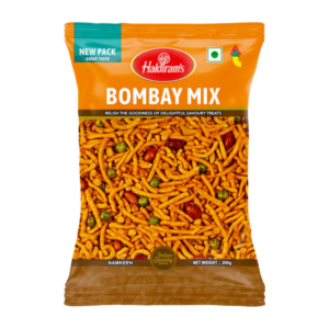Haldiram’s Bombay Mix – Snack Indian Picant și Crocant