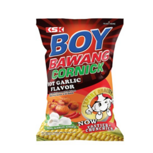 Boy Bawang Cornick – Snack Filipinez din Porumb cu Aromă de Usturoi Picant
